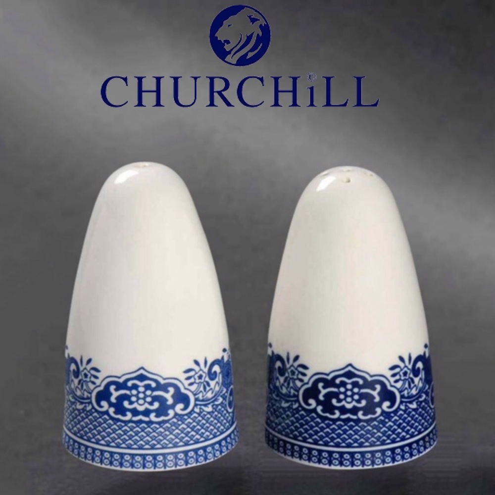 Churchill Salt & Pepper Set: Willow Blue